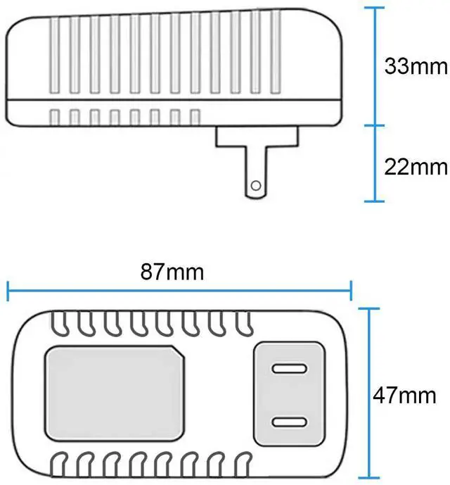 Alt view image 11 of 14 - LED Power Supply Power Adapter AC 100-240V to DC 12V Transformers Power Supply for LED Strip Light Output 12V DC 2A Max 24 Watt Max