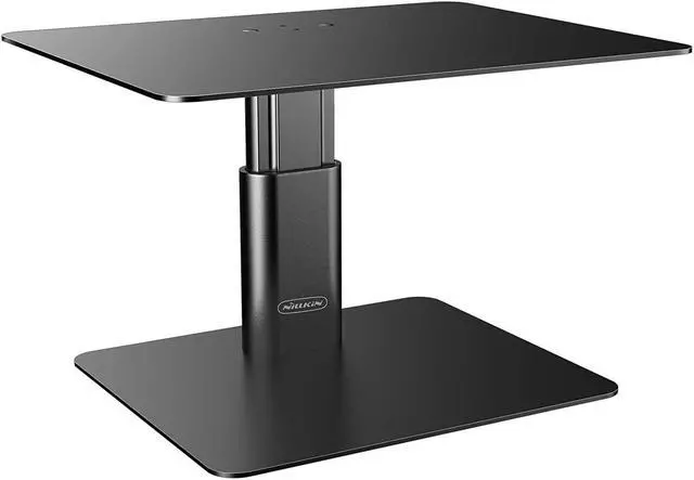 Main image of Nillkin Monitor Stand Riser for Desk, Adjustable Height Computer Monitor Stand, Ergonomic Aluminum Computer Desk Holder for iMac,MacBook, Dell, HP, Lenovo and Other Screen Display, Black