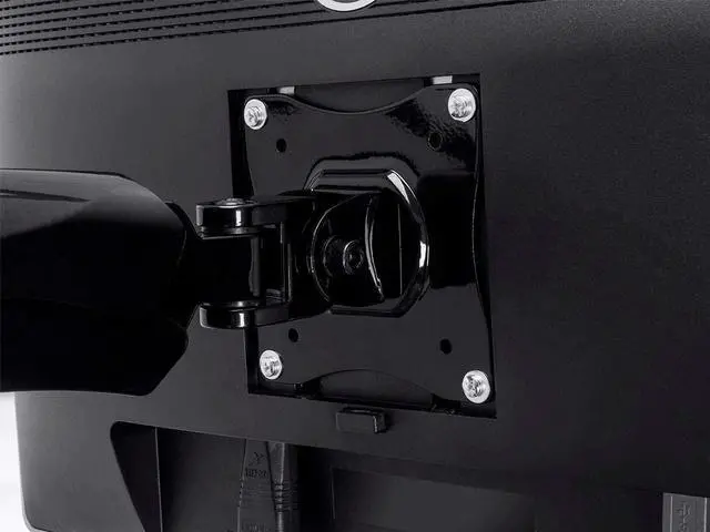 Alt view image 5 of 6 - Monoprice Articulating Gas Spring Sit Stand Monitor and Keyboard Workstation Mount - for Displays 13in to 26in, VESA 75x75 to 100x100, Easy to Use, Compatible with Most Desks, Black