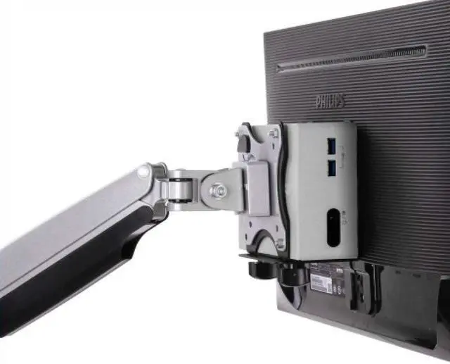 Main image of Mount Plus MP-CPB-1 Thin Client | Mac mini | Intel NUC | Game Console | VESA Mount to Save Space by Mounting Thin Client PC to Back of Monitor, Small TV, Monitor Arm, Stand Pole, Under Desk