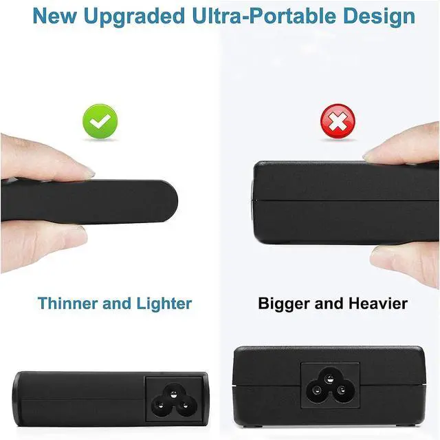 Alt view image 5 of 7 - 135W AC Charger Compatible with  ThinkPad X1 Extreme Gen 1 2 3 4 5 W540 W541 T440 T440S T440P T470P T540p T15p Ideapad Yoga Y50-70 Y50-80 Y50p Y50p-70 Y50c Laptop Power Supply Adapter