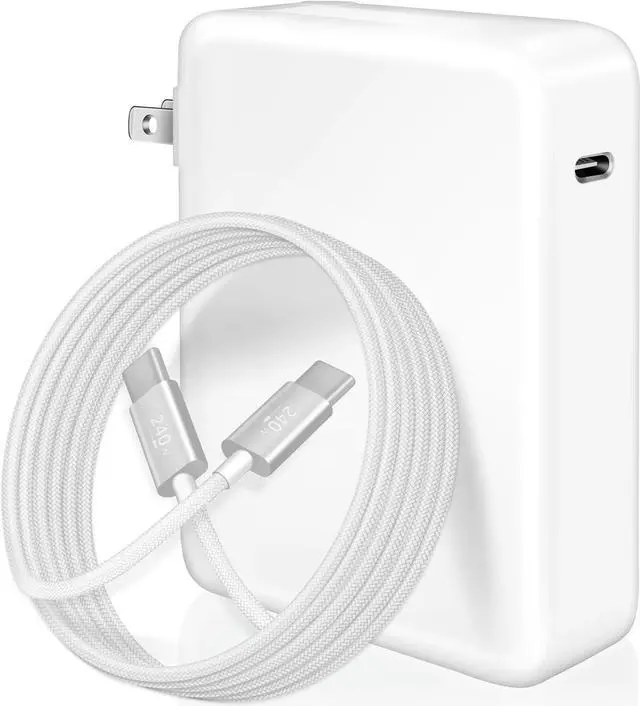 Main image of 140W USB C Charger for Mac Book Pro 16 14 inch,MacBook Air 15 13inch 2023 2022 2021,M1/M2/M3,MacBook Air/Pro, Include 6.6ft/2m USB C to USB C Charging Cable