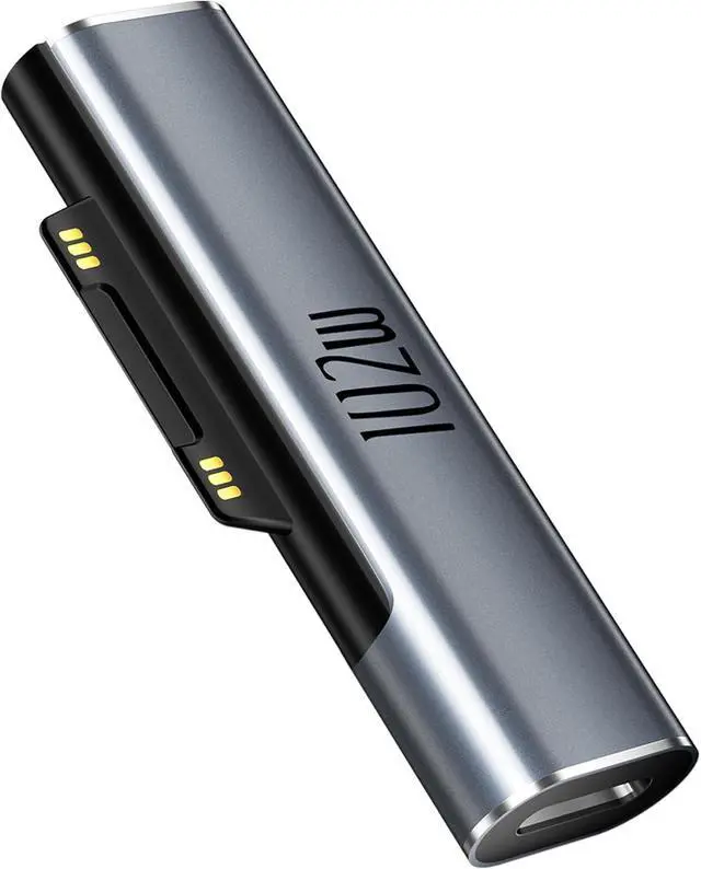 Main image of Surface Pro Charging Adapter USB C Female to Surface Magnetic Charging Adapter Requires 45W/65W/100W/102W USB-C Charger Compatible with  Surface Laptop/Tablet [Output is only 45W 15V 3A]