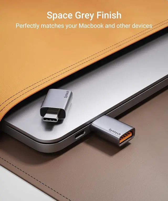 Alt view image 5 of 7 - USB C to USB Adapter (2 Pack) 10Gbps USB3.2 Gen 2 Fit Side by Side Type C Male to A 3.2 Female Adapter Compatible with iPhone 16 Pro Max/iPad/iMac/MacBook Pro and Thunderbolt 4/3 Devices