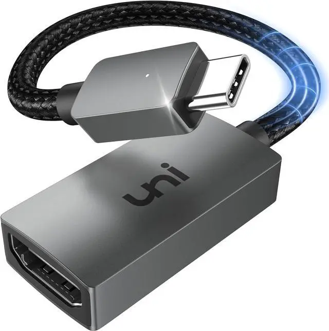 Main image of USB C to HDMI Adapter 4K High Speed HDMI to USB-C Adapter Type C (Thunderbolt 3/4) HDMI Converter Compatible with MacBook Pro/Air Chromebook XPS Surface iPhone 15 Pro/Max Galaxy S23