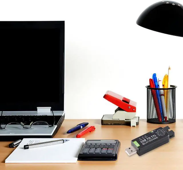 Alt view image 6 of 7 - Industrial USB to Serial Adapter UART Serial Adapter FT232RL Serial to USB Converter USB to TTL Adapter Port Module Support Multi Systems and Multi Protection Circuits with Shell