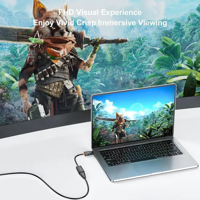 Alt view image 2 of 7 - 4K DisplayPort to HDMI Adapter 10 Pack Gold-Plated Male Display Port to Female HDMI Adapter Uni-Directional DP to HDMI Adapter Cable Compatible with PC Laptop Monitor Projector