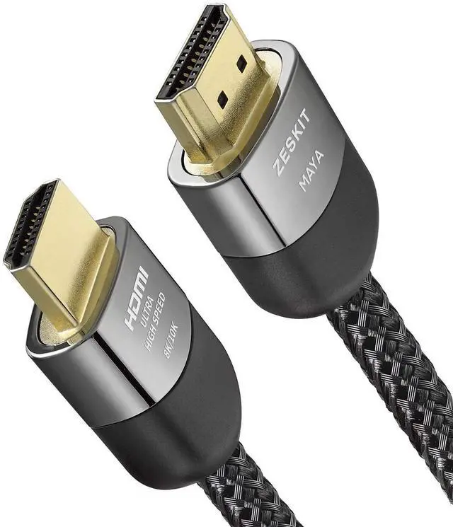 Main image of Certified 2.1 8K HDMI Cable 48Gbps 4K120Hz Compatible with Soundbar eARC HDR10 VRR Dolby Vision Atmos HDCP 2.2 & 2.3 Gaming PS5 Xbox Series X  TV  Monitor (Ultra High Speed Maya 10ft)