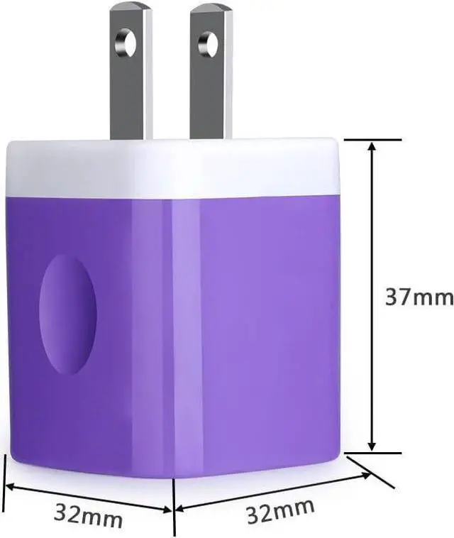 Alt view image 4 of 6 - 5Pack USB Charger Block Wall Plug HUHUTA Dual Port 2.1A USB Phone Charger Adapter Fast Charging Box for iPhone 15 14 13 12 11 Pro Max,iPad,Samsung Galaxy S24 S23 S22 S21 A54 A14 A13 A53,Pixel 8 7 Pro