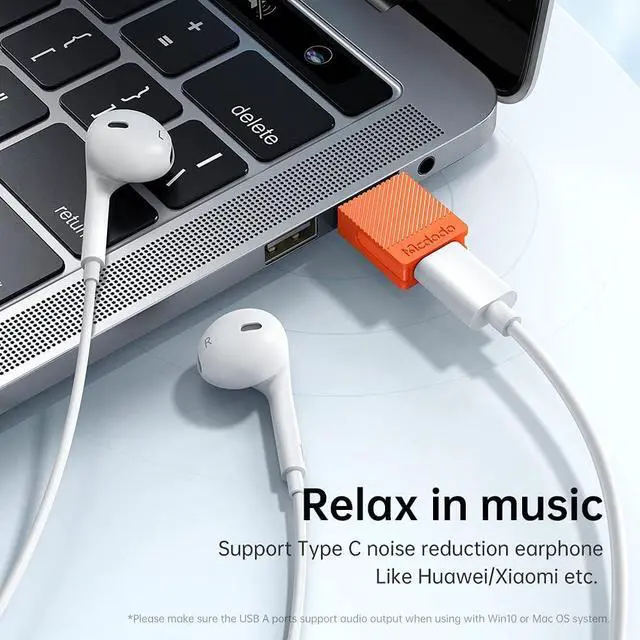 Alt view image 5 of 7 - Mcdodo USB C Female to USB Male Adapter(2 Pack) USB 3.0 to USB-C Adapter Plug and Play Support Data Transfer & Fast Charging Adapted to C Port Headphones For iphone 15 Laptop Charger Mobile Hard Drive