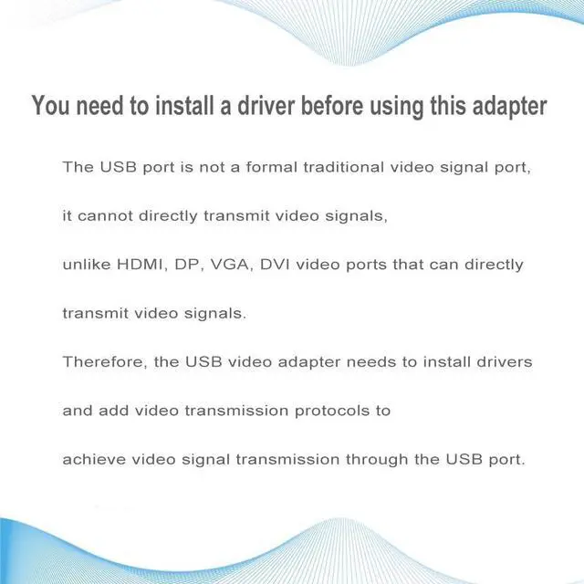 Alt view image 7 of 7 - USB to VGA Adapter for Monitor VGA to USB 3.0/2.0 Converter 1080P Multi-Display Video Cable for Laptop Desktop PC to Monitors Projector TV. (Not Support Chromebook)