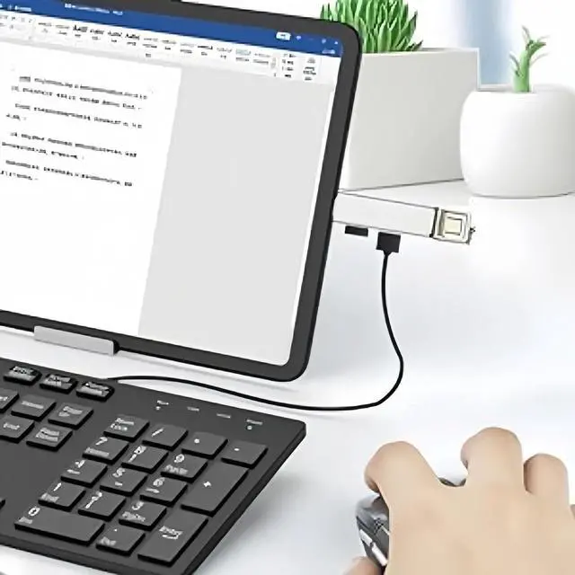 Alt view image 4 of 7 - 5 Pack USB Adapter and U-SB Hub Splitter Expander OTG Adapter (USBC to U-SB Adapter USBA to USB-C Adapter USB 3.0 Hub) US-B C Female to U-SB Male Adapter for iPhone  PC Xiaomi  etc