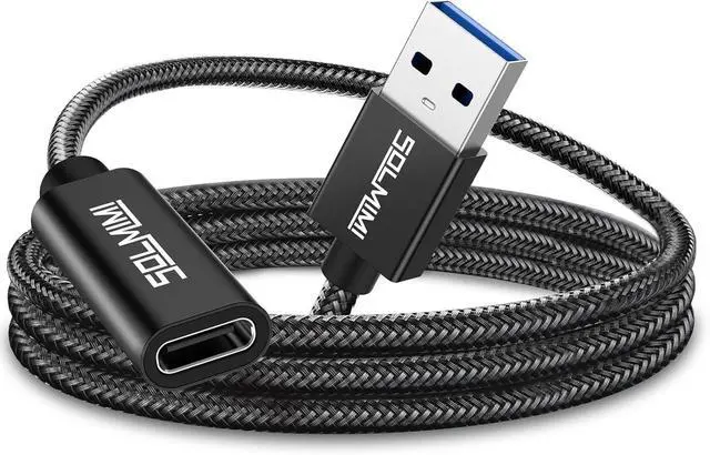 Main image of USB C Female to USB Male Adapter 4FT(1.2M) Upgraded Type C to USB 3.0 Male Adapter with 5Gbps High-Speed Data Transmission for Laptop Charger Power Bank U Disk(Net Cord Length 3.7ft)