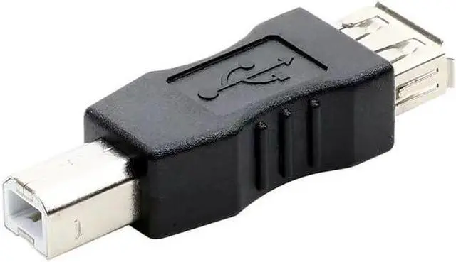 Alt view image 2 of 5 - USB A to B Adapter USB 2.0 A Female to USB B Male Printer Converter Connector Plug for Printer/Scanner Extender Conenction