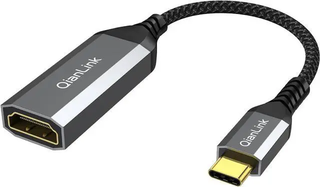 Main image of USB Type C to HDMI Adapter USB C to HDMI 4K Cable [Thunderbolt 3/4] for MacBook Pro/Air 2023 iPhone 15 16 Pro Max  XPS Pixelbook Surface IPad Pro iMac XPS 17 Galaxy S23 and More