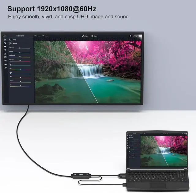 Alt view image 5 of 7 - Straight Through DB9 RS232 Serial Cable 6ft Male to Female 9 Pin Straight Through Extension Cable