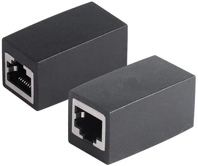 Main image of RJ50 CouplerRJ50 10P 10C in Line Coupler, RJ50 Female to Female Extender Adapter(2-Pack)