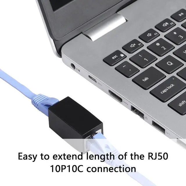 Alt view image 4 of 7 - RJ50 CouplerRJ50 10P 10C in Line Coupler, RJ50 Female to Female Extender Adapter(2-Pack)