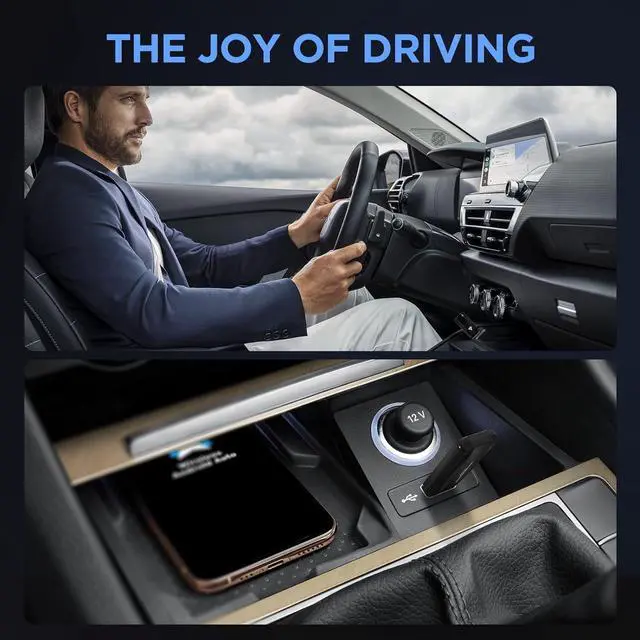 Alt view image 6 of 7 - Android Auto Wireless Adapter for Car Android auto Small Car Dongle for OEM Wired Car Model 2017+ Play Plug USB C to A, USB A Extension Cable, 90 Degree USB A Adapter, 3 Adapters, U2A-AIR
