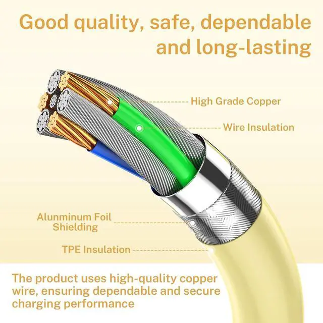 Alt view image 2 of 7 - iPhone Charger [ MFi Certified] 6Pack 3/3/6/6/6/10 FT Lightning Cable Car iPhone Carplay Cable Lightning to USB Charging Cord for iPhone 14 13 12 11 Pro Max XR XS X 8 7 6 Plus SE iPad