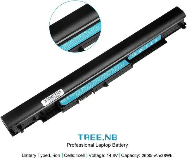 Alt view image 2 of 5 - TREE.NB (Long Life) New Laptop Battery for HP Spare 807611-421 807611-131 807611-221 807957-001 807956-001 807612-421 HS04 HS03 HP 240 245 250 255 256 G4 G5 HP Notebook 14 14g 15 15g