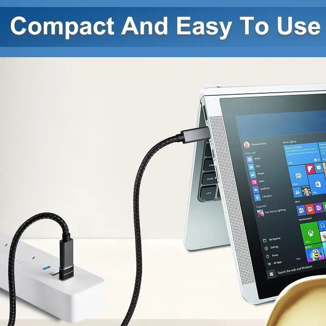 Alt view image 6 of 7 - USB to USB C Adapter 4 Packs USB A to C Super Fast Charging/Transfer and OTG Function. Compatible with iPhone15 14 13 Plus Pro Max iPad Pro Air 4 Mini 6 Almost USB Devices
