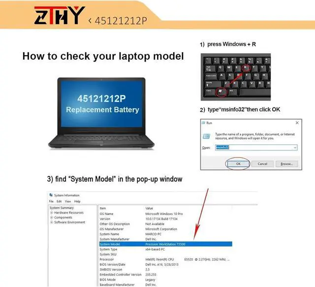 Alt view image 2 of 7 - 45121212P U4374113PV-2S1P Laptop Battery Replacement for RTDPART Series