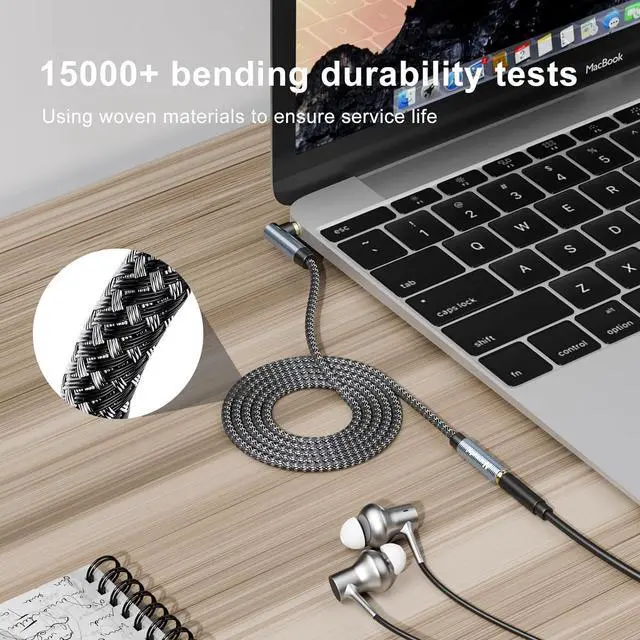 Alt view image 5 of 7 - 3.5mm Headphone Extension Cable 6FT Right Angle 3.5mm Male to Female Stereo Audio Extension Cable/90 Degree Right Angle Aux Cable for Smartphones Tablets Media Players