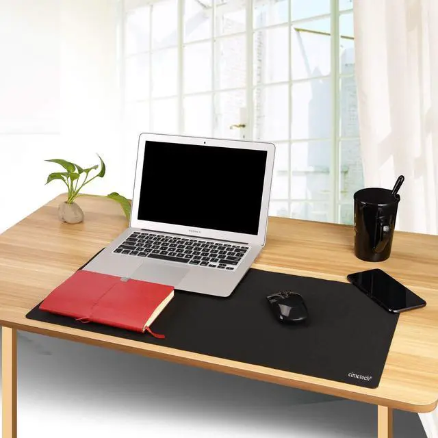 Alt view image 2 of 7 - Gaming Mouse Pad XXL - Boost Your Gaming Performance and Comfort Superfine Fiber Desktop Extended Large MousePads Waterproof Keyboard Desk Mat with Non-Slip Base - Black