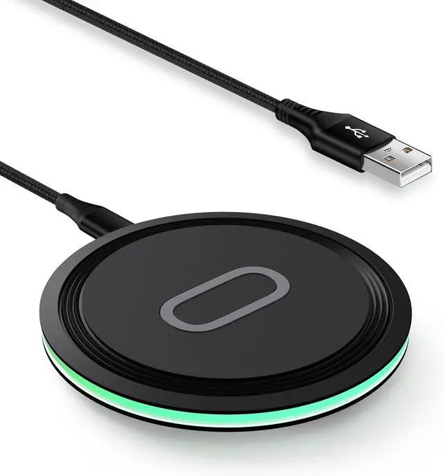 Main image of 15W Wireless Charger Fast Charging Pad for  Galaxy S25 Edge Plus Ultra S25+ S24 S23 S22 S21 S20 Ultra 5G FE S10 S9 S8 S7 S6 Note 20 10 9 8 Z Fold5/4/3/2 Z Flip5/4/3