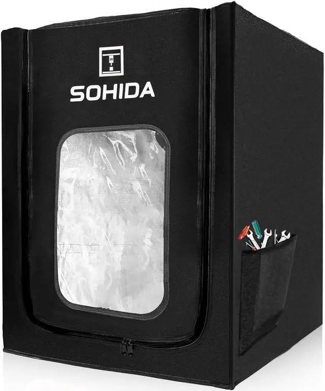Alt view image 7 of 7 - 3D Printer Enclosure 3D Printer Cover Protective Constant Temperature Fireproof Dustproof Noise Reduction 25.59 * 21.65 * 29.53 for Ender 3 Pro/Ceality Ender 3/Ender