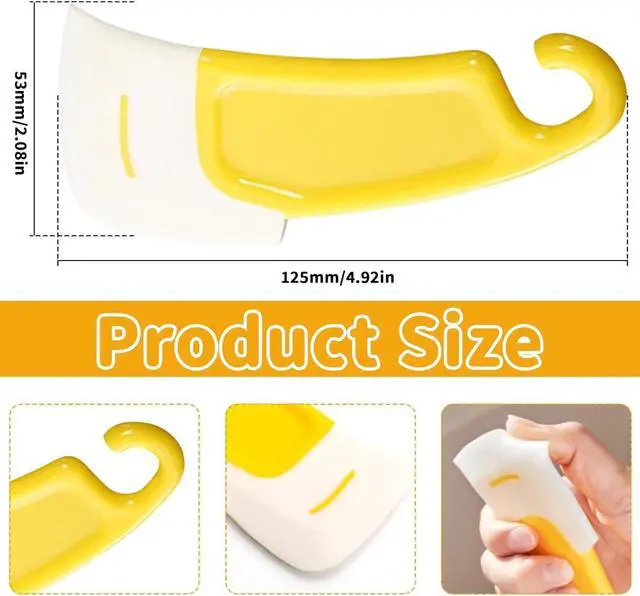 Alt view image 7 of 7 - 3D Resin Printer Accessories 2Pcs Silicone Spatula for 3D Printing Resin Removal A Must-Have 3D Printer Tool for Resin Transfer and Protect Release Film Flexible Silicone Non Stick Scraper