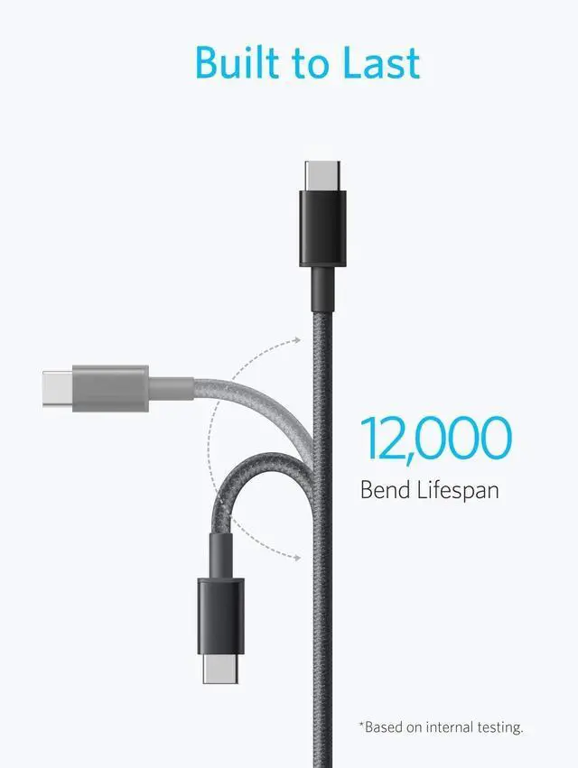 Alt view image 4 of 7 - USB C to USB C Cable Type-C 60W Fast Charging Cable (6FT 5Pack) for iPhone 16 Series iPad mini 6 and More (Black)
