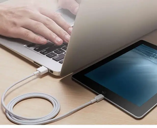 Alt view image 7 of 7 - Car  Carplay Cable USB A to Lightning Cable for iPhone 14 14 pro max 13 Plus SE 2nd/12/11/Xs/XR iPad 4/5/ 6/7/ 8 Mini 2/3/4/5 Air 2/3 Charger Cord Car Charging Cable