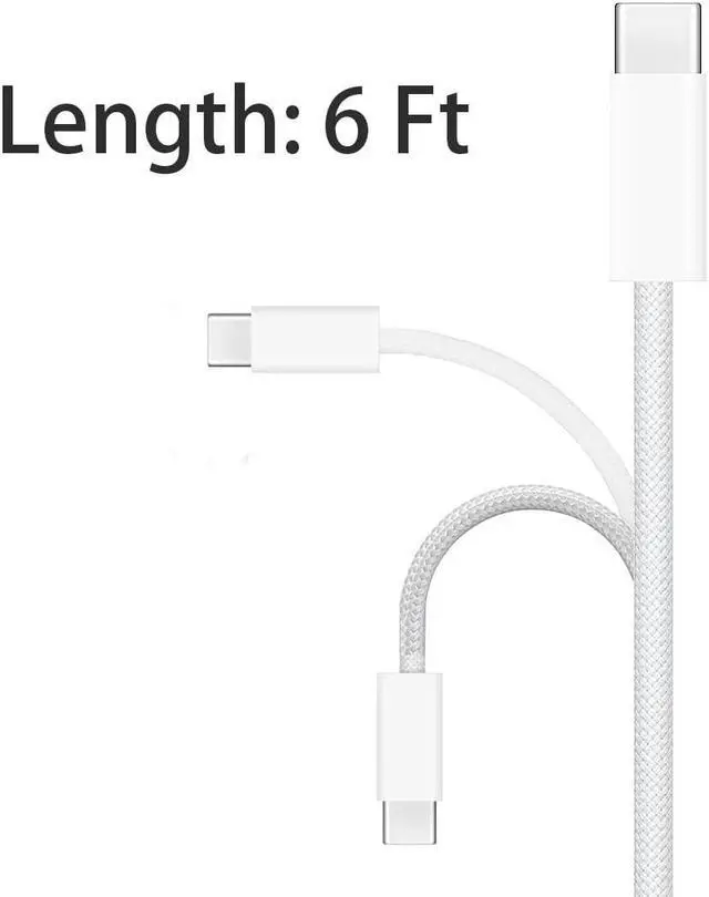 Alt view image 3 of 5 - USB-C Woven Charge Cable for iPhone 16/15 Pro Max Plus Carplay Charger Cord USB A to USB C Charging Cable for Apple Car Carplay for Apple iPhone 16/15 AI Phone USB C Braided Wire Replacement 6Ft