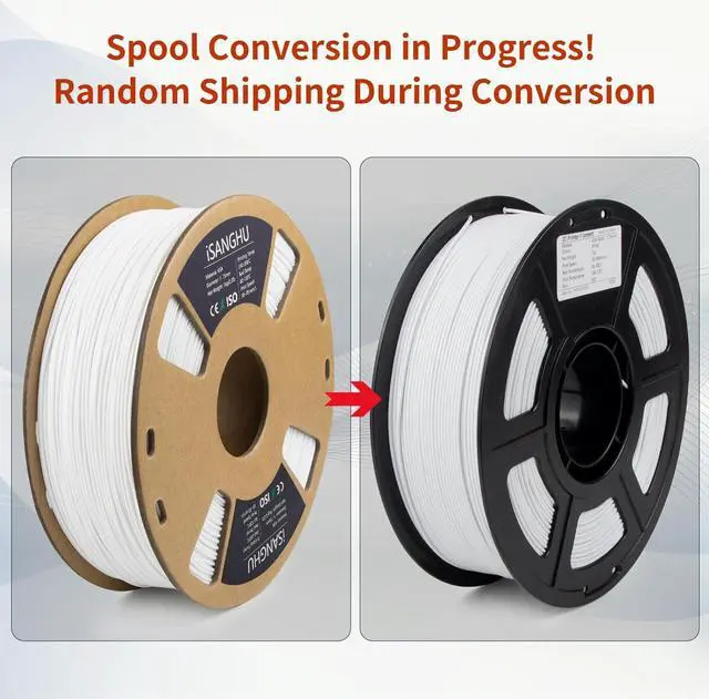 Alt view image 6 of 7 - ASA Filament 1.75mm, UV/Heat Resistant/Weather Resistant ASA 3D Printer Filament, Perfect for Printing Outdoor Functional Parts, Orange Filament 1kg(2.2lbs) Spool