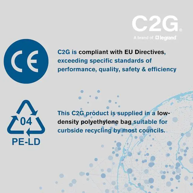 Alt view image 7 of 7 - C2G/ Cables To Go C2G DVI to HDMI Cable, HDMI Adapter, DVI-D Male to HDMI Male, 1080p, Gold Plated for PS4 & PS3, 4.9 Feet (1.5 Meters), Black, Cables to Go 42515