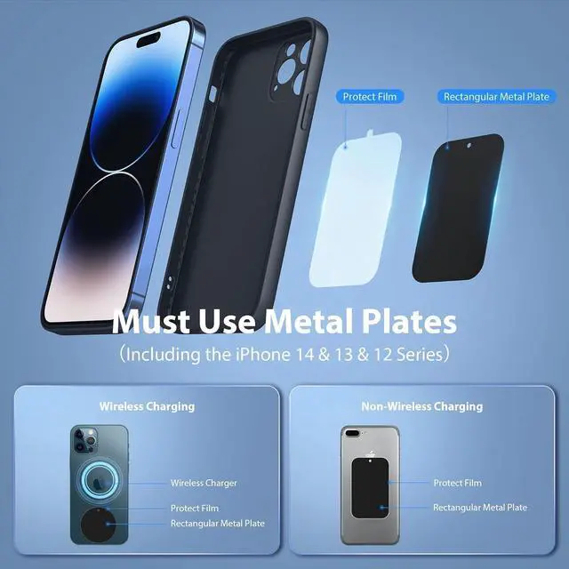 Alt view image 4 of 6 - Magnetic Phone Holder for Car [ Powerful Magnets & Military-Grade Suction] Car Phone Holder Mount Dashboard Windshield Cell Phone Holder Phone Stand for Car iPhone Android Automobile Cradle
