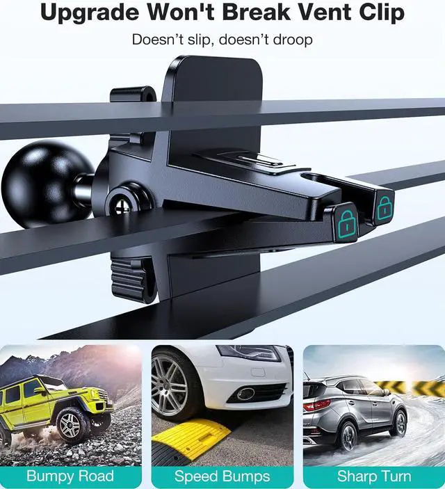Alt view image 7 of 7 - [No.1 Powerful Suction] [Rally Racing-Grade Stability] Phone Holders for Your Car 2025 Upgraded Car Phone Holder Mount Truck Stand for Dashboard Windshield Vent for iPhone  All Phones