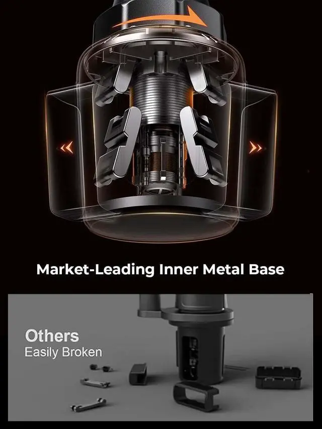 Alt view image 4 of 7 - Cup Holder Phone Holder for Car Mount 2024 New Car Cup Phone Holders for Your Car Adjustable Cell Phone Holder Car Accessories for iPhone  23 Google All Smartphones 4-7 inches