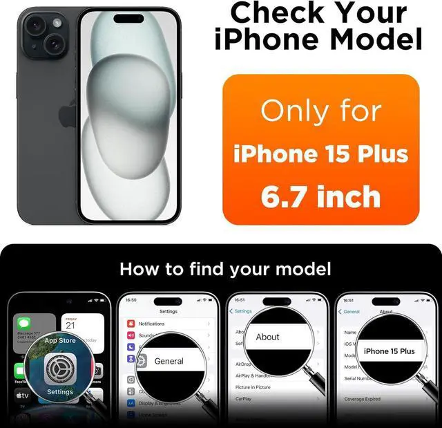 Alt view image 7 of 7 - Silicone Case for iPhone 15 Plus, Full Body Shockproof Protective Cove, Soft Anti-Scratch Microfiber Lining, Ultra-Thin Slim Cover Phone Case for iPhone 15 Plus 6.7", Stone