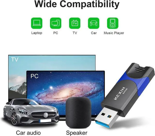 Alt view image 2 of 7 - Flash Drive 64GB USB 3.0 Flash Drive 64 GB Thumb Drive 5 Pack Memory Stick USB Drive Data Storage Jump Drive Colorful(64G 5-Pack)