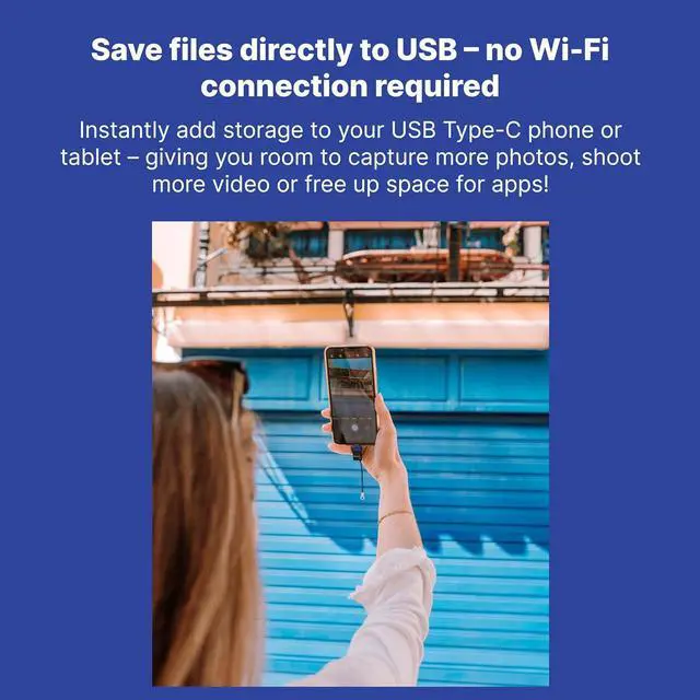 Alt view image 4 of 7 - 128GB Store n Go Dual OTG USB 3.2 Gen 1 Flash Drive for USB-C Devices  2 in 1 Type C Thumb Drive