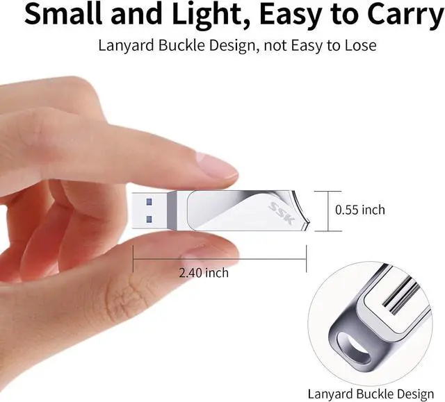 Alt view image 7 of 7 - 64GB USB C Flash Drive Dual Drive 2 in 1 OTG USB A 3.2 + Type C Memory Stick Thumb Drive Thunderbolt Pendrive up to 200MB/s Transfer Speed Photo Stick for Android Phones/Tablets/Mac/Laptop