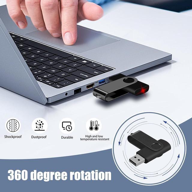 Alt view image 6 of 7 - 8GB USB Flash Drive Bulk Thumb Drives 50 Pack with Lanyards USB 2.0 Jump Drive 8GB Memory Sticks Zip Drive Pen Drive for Storage and Backup Black 50PCS 8GB