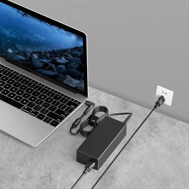 Alt view image 6 of 7 - Ac Charger 65w Fit for HP ProBook 640 650 450 430 440 446 455 470 745 735 725 755 EliteBook 840 850 845 Laptop Cord