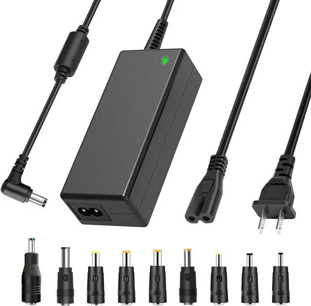 Main image of Gonine Laptop Charger for Gateway, 19V 3.42A Power Supply Cord, 19Vdc 65W 60W 45W AC to DC Power Adapter for 19Volt Gateway Toshiba Acer Laptop, JBL Speaker, Samsung LG LCD Monitor.