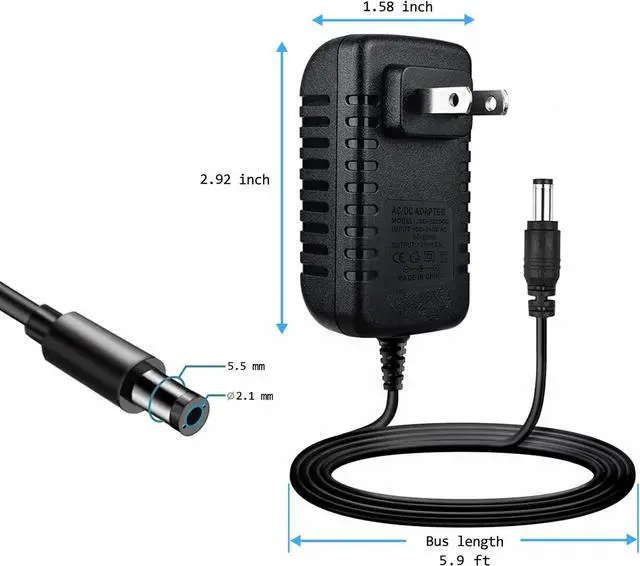 Alt view image 5 of 7 - 12V 2A Power Supply, Universal Power Adapter with 8 Selectable Plug, Power Adapter for Led Power Supply, CCTV Camera, BT Speaker, GPS, Webcam, Router - 2000mA Max
