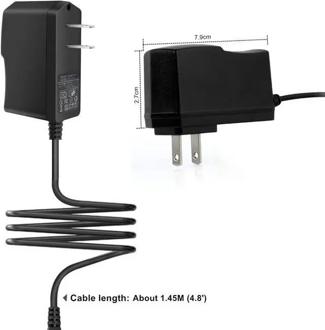 Alt view image 5 of 7 - Universal AC Adapter 6V 2A Power Supply with 8 DC Plug Tips AC110V to DC6V Power Driver for Digital Blood Pressure Monitor 6v Charger Transformer AC DC Adapter (DC6V-2A)
