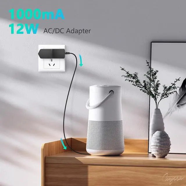 Alt view image 7 of 7 - 12V 1A Power Supply Adapter 1000mA 12W AC/DC Adapter 12W AC Switching Adapter Slim Design DC 12V Charger for CCTV Camera LED Strip Light Routers Speakers Home Appliances Scanner